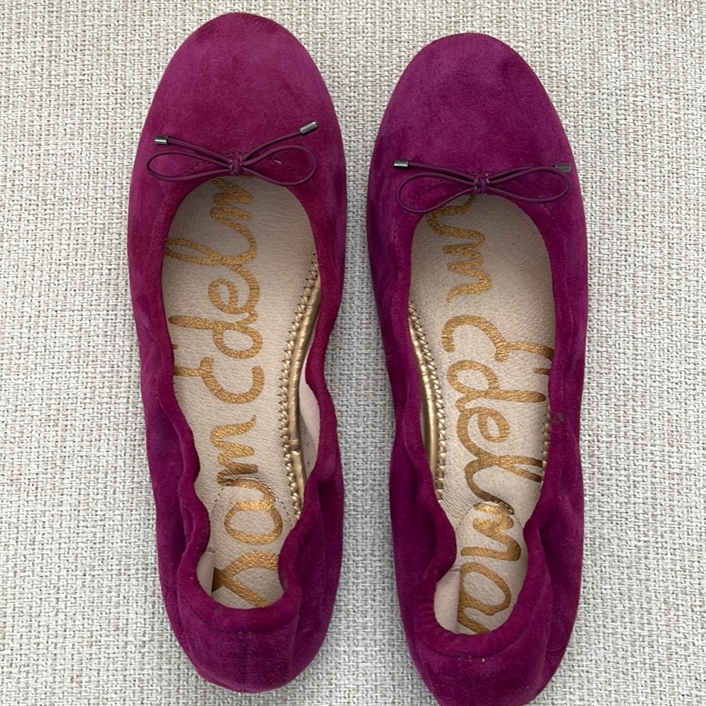 Sam Edelman suede ballet flats - 10M
